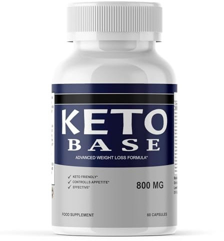 Keto Base Weight Management Capsules – All-Natural Vegan Supplement with Cinnamon Bark, Biotin, Guggul Extract, Weight Management Support, 60 Capsules, Slim Warriors