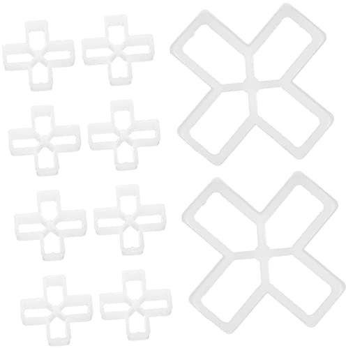 HOMSFOU 100pcs Tile Leveling System Spacers PVC Cross Shape Tile Spacers for Efficient Installation Easy to Use for Beginners Pros