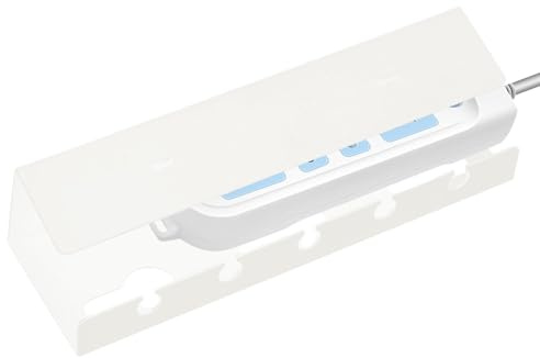 Bandeja de gestión de Cables para Debajo del Escritorio, Soporte para regleta de alimentación, Cable Autoadhesivo sin Taladro, para Estudio, hogar, mesita de Noche, Cocina, área de Trabajo | Organizador de cables de escritorio para bridas de alambre, computadora, hogar, dormitorio, estante, mesa, apartamento