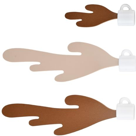 3 Pezzi Segnalibri con Caffè Versato, Divertenti e Creativi, Segnalibro Unico per Amanti dei Libri, Regalo Perfetto per Lettori, Uomo e Donna, In Pelle