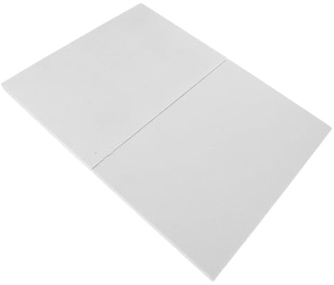 Milisten 2Pcs High-Temperature Ceramic Fiber Boards (10mm Thick) - 200x300mm Fireproof Thermal Insulation Pads for Wood Stoves, Kilns & Fireplaces - Rigid Heat Shield Panels