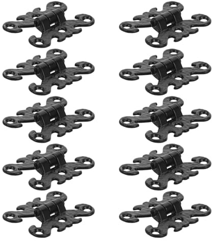 HEALEEP Set 10 Cerniere Vintage in Lega di Zinco per Scatole di Legno, Piccole Cerniere Decorative per Portagioie e Mobili, Ferramenta Antica per Progetti Fai da Te di Scatole e