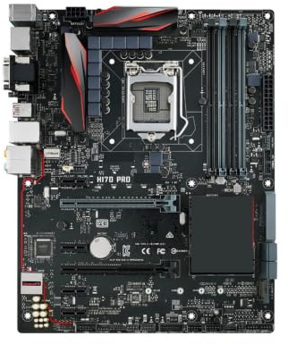H170 PRO Motherboard unterstützt I7-7700K 6700K I5-7600 6500 I3-7320 6300 CPU DDR4 2133 MHz M.2 Mainboard