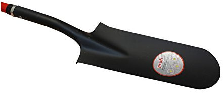 Drainagespaten ca. 380 x 150 mm, Holz-/Fiberglasstiel mit D-Griff