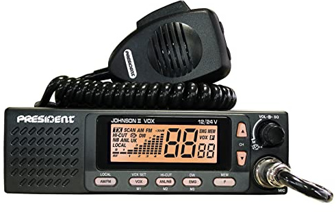 President Stazione di radio CB Johnson II ASC – 40 cannaux AM/FM – multinormes