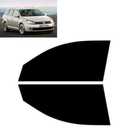 Passgenaue Tönungsfolie für Golf VI 5-Türen Kombi 2009-2011 - Vordere Seitenscheiben (20% Schwarz)
