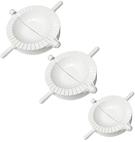 MKNZOME Ravioli Dumpling Maker Former, 3 Stück Dumpling Maker Ravioli Stempel Ravioliformer Pierogi Maker Knödelmaschine Gebäck Werkzeuge Ravioli Hersteller Küche Gadgets