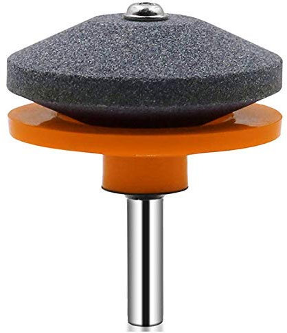 50mm Tondeuse Gazon Lame Affûteur, Aiguiseur de Lame de Tondeuse à Gazon pour Perceuse Manuelle électrique & Aiguiseur à Outils,Aiguiseur D'outil de Jardin