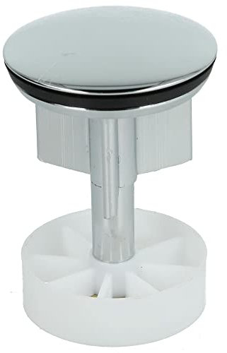 Generisch Waschtischstopfen für Ablaufgarnitur Ø 40mm Chrom Messing verchromt