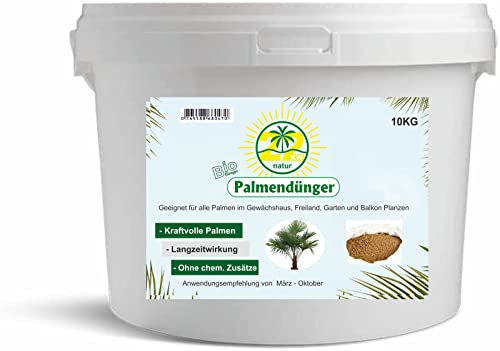 Palmendünger, Freilandpalmendünger, Hanfpalmendünger, 22KW-natur 10KG