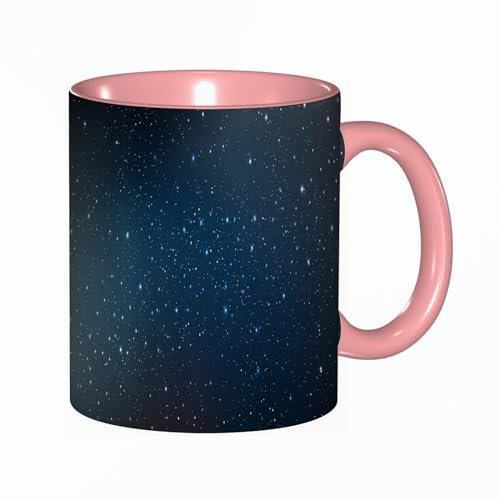 Tazas de café, taza de 14oz, taza de café con calefacción de cerámica,Hermoso fondo de galaxia. Polvo de estrellas en el universo pr,regalos, tazas divertidas para hombres, mujeres, amigos, cumpleaños