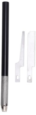 Mini Herramientas de Modelo de Sierra Manual, Cuchillo de Modelado Artesanal de Mano DIY de Acero Hobby con 2 Cuchillas para Carpintería de Proceso de Modelo