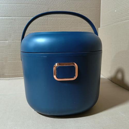 KhUkhu Cuociriso per Auto, Cuociriso Elettrico 12V/24V/110V/220V, 2-5 Persone, Prenotazione Intelligente 24 Ore su 24, 8 modalità di Cottura, Pentola Interna Antiaderente