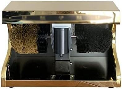 CRBUDY Lucidascarpe Completamente Automatico, lucidatore per Scarpe Elettrico, lucidatore per Scarpe Automatico a induzione in Acciaio Inossidabile per la rimozione della Polvere e la lucidatura