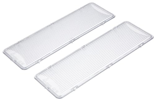 Pack of 2 Vent Hood Cooker Extractor Lamp Cover Plates Compatible with Siemens – 00264984/00272497 / 00647189