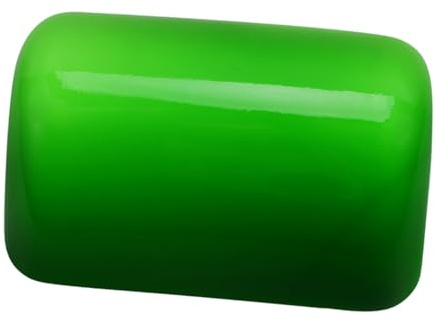 WATIIFUFU Glas Lampenschirm Ersatzschirm Bankers Lampe Vintage Retro Tischleuchte Grün für Schreibtisch Nachttisch Home Dekoration Diffuses Licht