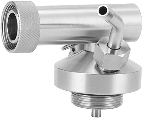 Tomotato Lanza Dispensador Barril Cerveza, Conector Rápido Grifo Crecimiento Acero Inoxidable para Barriles 2-10 litros Hogar Cervecero