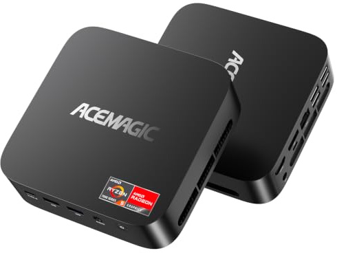 ACEMAGIC K1 Mini PC, AMD Ryzen 5 7530U(6C/12T),16GB LPDDR4X 512GB M.2 SSD | Mini Computer mit Windows 11 Pro | WiFi 6 | 4K UHD | AMD Radeon für Büro/Programmieren/Kreativgestaltung