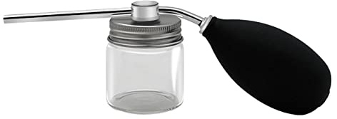 oshhni Bouteille En Aluminium de Distributeur de Talc de Coiffeurs de de Souffleur de Poudre de Talc