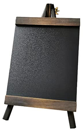 Rustikales Tafelschild, Tischplatte, Stehende Tafel Mit Holzrahmen, Magnetische Kreidetafel Staffelei Für Hochzeit, Café, Restaurant, Buffet-Dekor (Size : 20x35cm)