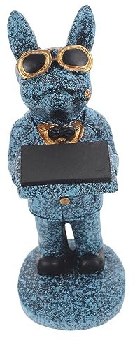 BUGUUYO Uhrenhalter Cartoon Hund Figur Aus Gips Kratzfester Uhrenständer Für Einzeluhr Schmuck Und Armbanddisplay Heim Und Bürodekoration