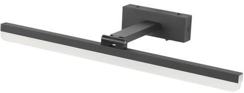Quevia-Eletro LED Spiegelleuchte Modern Spiegellampen Für Bad LED-Wandleuchte 40CM, 180° Drehbar Spiegelleuchte Aluminium Bad Make-Up Spiegelschrank Beleuchtung 4000K Schrankleuchte Neutralweiß Licht