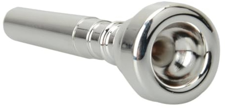BESTonZON Versilbertes Kupfer Trompetenmundstück Präzise Für Trompete Hoher Tonumfang Musikinstrumentenzubehör Silbern