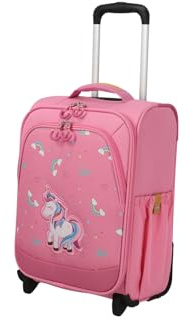 Travelite Kinderkoffer mit 2 Rollen für Mini-Weltentdecker, Handgepäck Kindertrolley MINIMOVER aus recyceltem Polyester, 44 cm, 1,9 kg