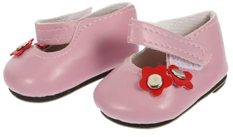 KOMBIUDA Miniatur-puppenschuhe Aus Pu-Material Puppen-Schuh-Ornamente Mini-Schuh-verzierung Für Baumwollpuppe Puppen-DIY-kostüm-Spielzeug