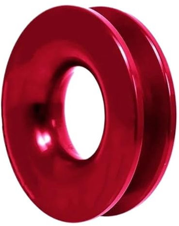 otfall-Abschleppgurt Abschleppseil-Bergungsring mit weichem Schäkel, 41000LBS Synthetisches Windenseil, unverzichtbares Zubehör für ATV, UTV, SUV Schwerlast-Abschleppseil(Pulley Red)