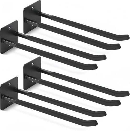 GSYJMRH Robuste Garagen-Wandhalterung, 35,6 cm, extra große Garagenhaken, Allzweckhaken für die Garage zum Aufhängen von Hof-Werkzeugen, Autoreifen, Leitern, Stühlen, Kinderwagen, Gartengeräten und