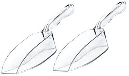 Ciieeo 2pcs Multipurpose Shovel Thickened Acrylic Material for Scooping Ice Cubes Flour and Nuts for Kitchen Use