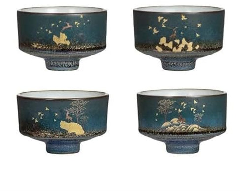 Teiere Servitori Di Caffè Set Da Tè Da Viaggio Confezione Regalo Tazza Tè Kung Fu In Ceramica Giapponese Set Tè Kung Fu Tazza Cerimoniale Tazze Tè In Porcellana Teiere Servizi Da caffè Set(A)