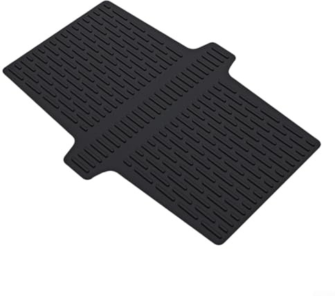 Gdfnmogo Sottosella per lavandino, in silicone, protezione per lavello da cucina, facile da pulire, per lavastoviglie e cucina (nero)