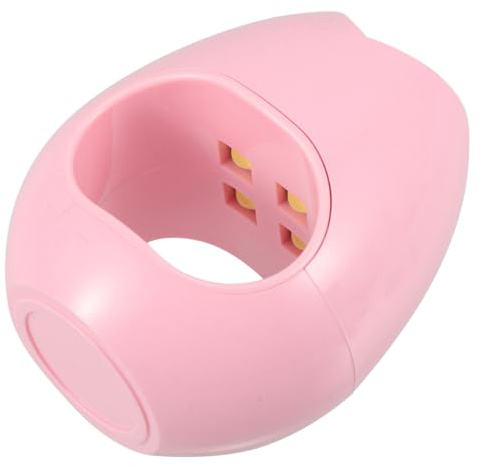 Secador de Uñas USB Portátil Rosa de Plástico para Manicura | Secado Rápido, Uso Dedo, Diseño Compacto para Llevar, Lámpara de Esmalte de Gel