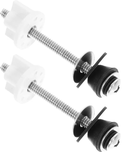 Uonlytech 2 Stück Wc Sitz Befestigungsschrauben Stabile und Wasserdichte Toilettensitz Schrauben zur Einfachen Montage und Reparatur Passend für Toilettenmodelle