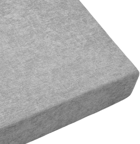 uyeoco Cojin para Banco Exterior/Interior Muebles, Tela de Chenilla Suave Cojin Balcón,120/150/180/100/80/90x30/40/50CM Cojíns del Asiento para Terraza Jardin Palet Comedor Columpios(U1,190x45x5cm)