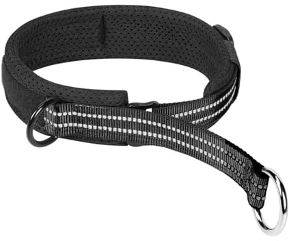 ARYIMYDP 1 Halsband Anti-Zug für Hunde in Groß, Robuste und Sichere Ausführung, Ideal für Starke und Aktive Hunde, Breiter Träger für Komfort und Kontrolle, für Training und Spaziergänge mit Hunden