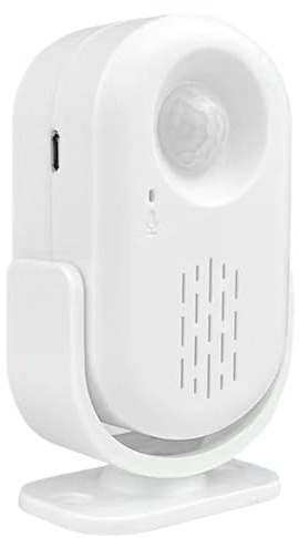 Entry Chime - Door Sensor Bell for Monitoring | USB Rechargeable Motion Alert with Adjustable Volume & Clear Sound Notification for Retail Shops Offices Reception Areas and Indoor Walkway Awarenes