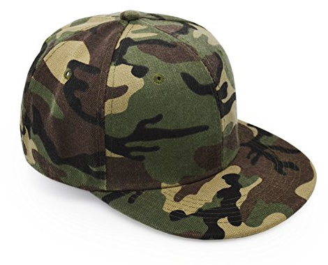 UltraKey Baseballkappen, Militär-Camouflage-Kappen, Schirmmützen, können für Outdoor-Aktivitäten wie Angeln, Camping und Jagd verwendet Werden , Verstellbare, Grüne-Flachen Rand