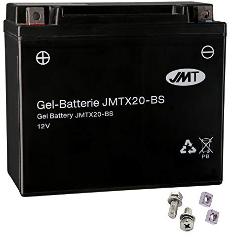 YTX20-BS Gel Batterie für FXSTC 1340 Softail Custom Baujahr 1986-1990 von JMT