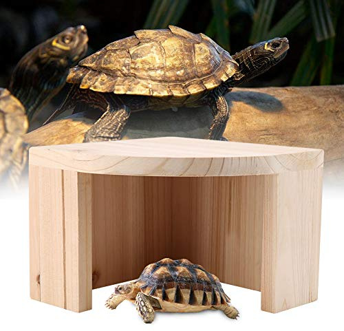 Piattaforma Tartaruga Basking Hide Cave Habitat Naturale Casa Criceto Legno Isola Aquarium Decor Semi Acquatici Piccoli Animali rettili