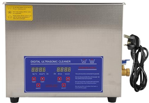Digital Ultrasonic Cleaner 10L with Heater for Electronic Products Mechanical Hardware Dental and Laboratory Parts Sonic Cleaner Function