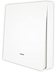 ZigBee Interruptor Inalámbrico, ZigBee Scene Switch Con 9 Escenas, Mando ZigBee Para Luces Led, App Tuya y Smart Life, Alimentación Con Pilas (1 Boton)