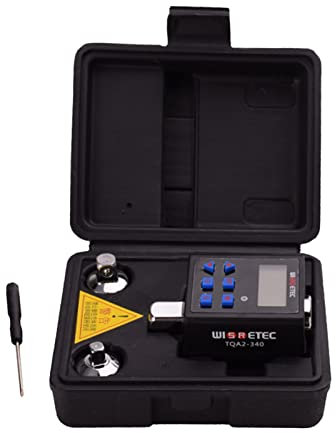Colcolo 0,3-340 Nm digitaler Winkel-Drehmomentadapter, elektronisches digitales Anzeigewerkzeug, Stahltorsions-Messgerät-Tester für Maschinen in der Luftfahrt, TQA2-340