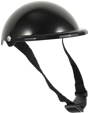 FRCOLOR Funny Dog Helmet Lustiger Hundeschutzhelm Aus Kunststoff Verstellbare Mütze Für Kleine Und Mittlere Hunde Sicheres Und Bequemes Haustierspielzeug Für Kreative Looks Und Spaß
