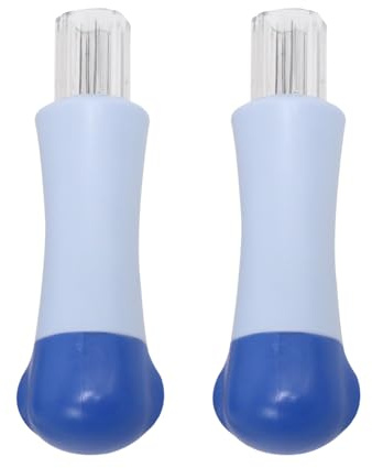 OAAO 2 Pcs Wool Felting Needle，Seven-Head Punch Needle，Needle Felting Kit，Multifunctional Punch Needle Kits，for DIY Embroidery, Craft Making, Etc.（Blue）