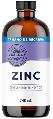 Vimergy Zinc Flüssiges Nahrungsergänzungsmittel – Schnell Absorbierende Zink Tropfen für Kinder – Kein Zucker, keine Farb- oder Geschmacksstoffe – Vegan, Glutenfrei und Paleogeeignt (240 ml) | Schnell absorbierbare Tropfenformel, formuliert ohne zugesetzten Zucker. Gentechnikfrei, koscher, vegan und paleo-geeignet.