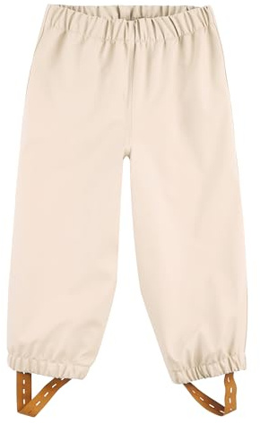 Sterntaler Unlined Rain Pants Pantalones de lluvia sin forro, Beige, 86 Unisex niños