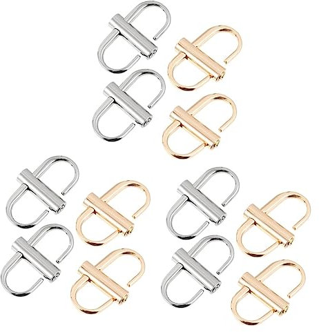 SEWACC 12pcs Ratchet Belt Buckles Metal Buckles for Bag Strap Heavy Duty Straps Diy Adjustment